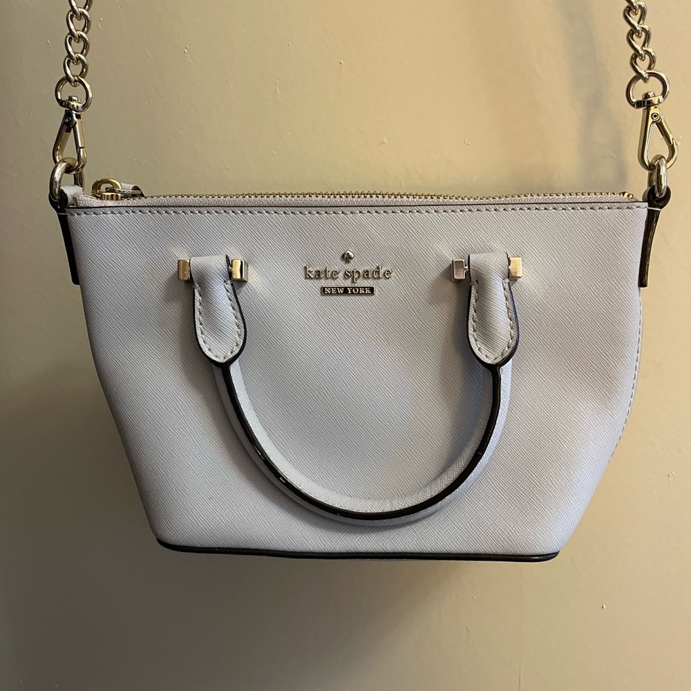 Kate Spade ice blue crossbody bag